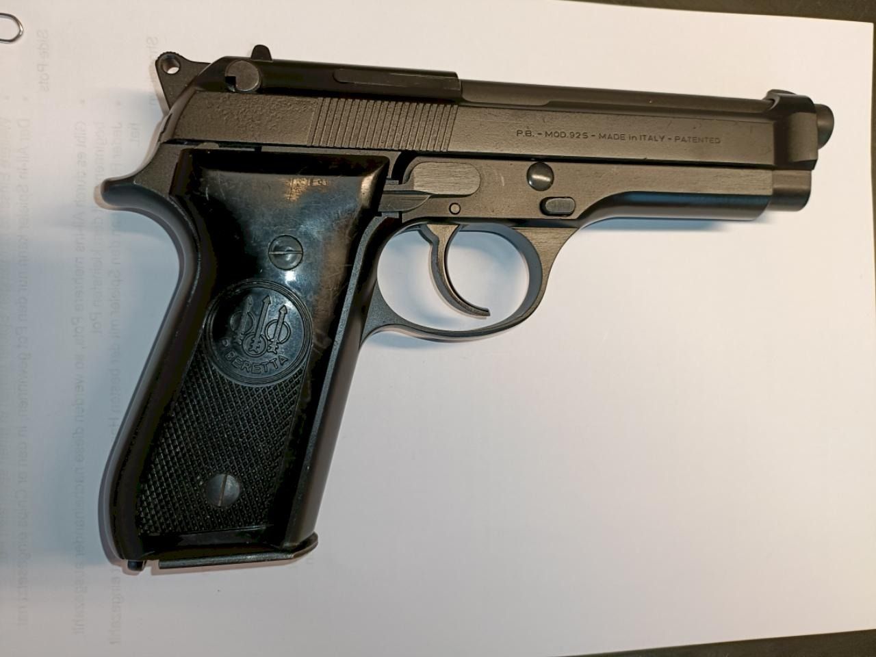 Beretta 92 S Italienische Behördenwaffe 9x19Para