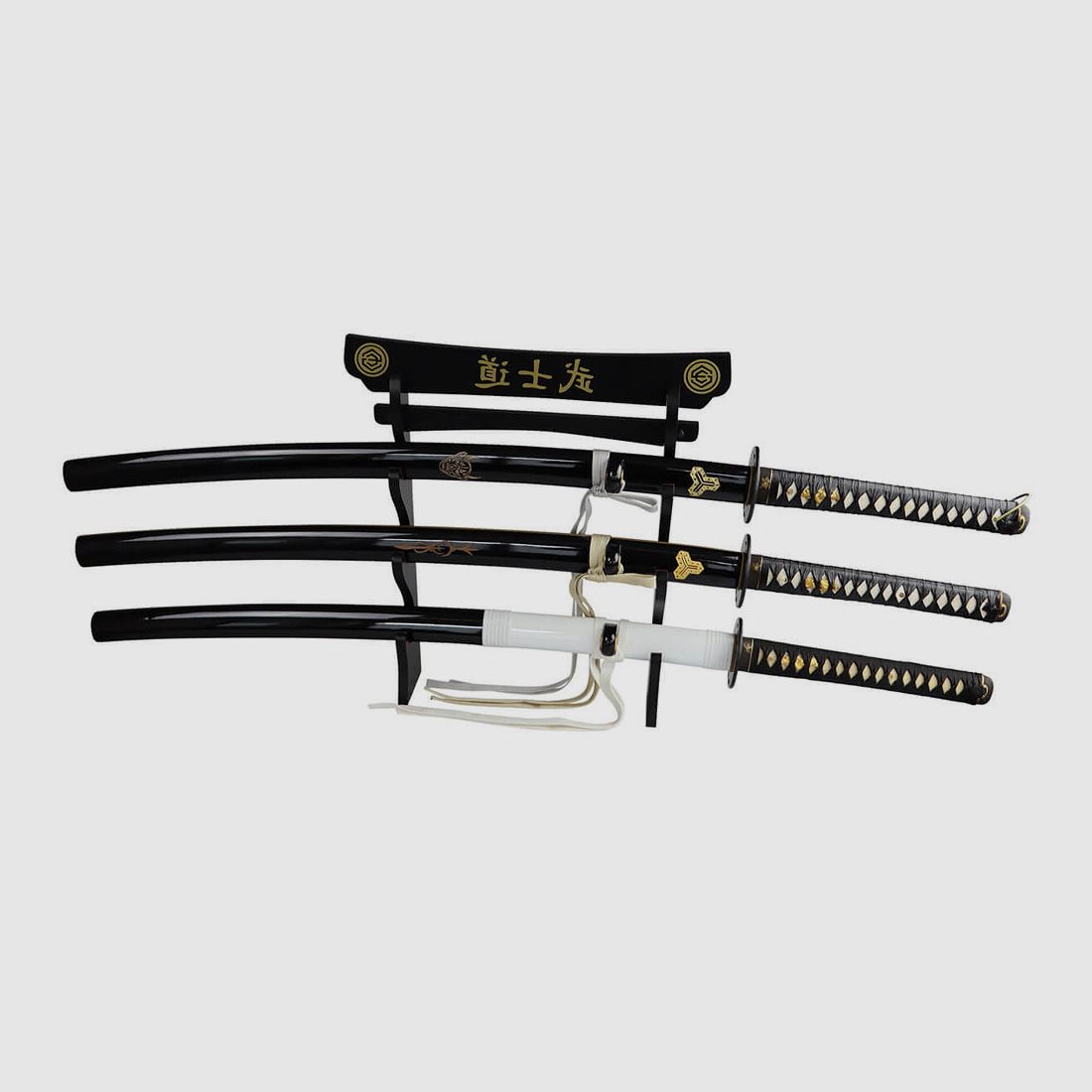 Zestaw mieczy Kill Bill z 3 katana - Panna Młoda, Bill, Budd