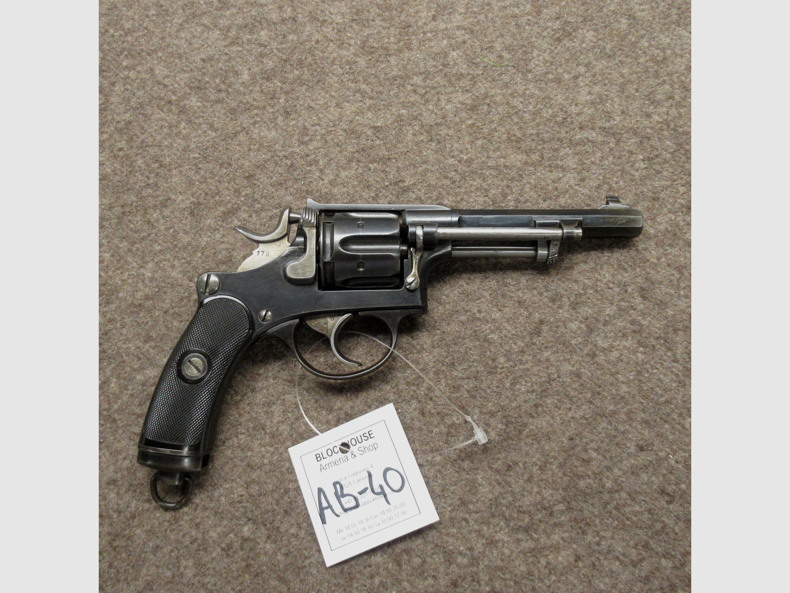 AB-40 revolver W+F mod. 1882 cal. 7.5mm, image 1 of 3