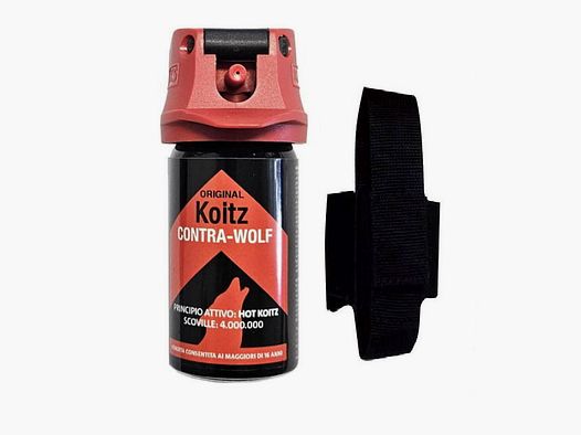 SYSTÈME DE DÉFENSE PAR SPRAY HOLSTER CONTRE LE LOUP