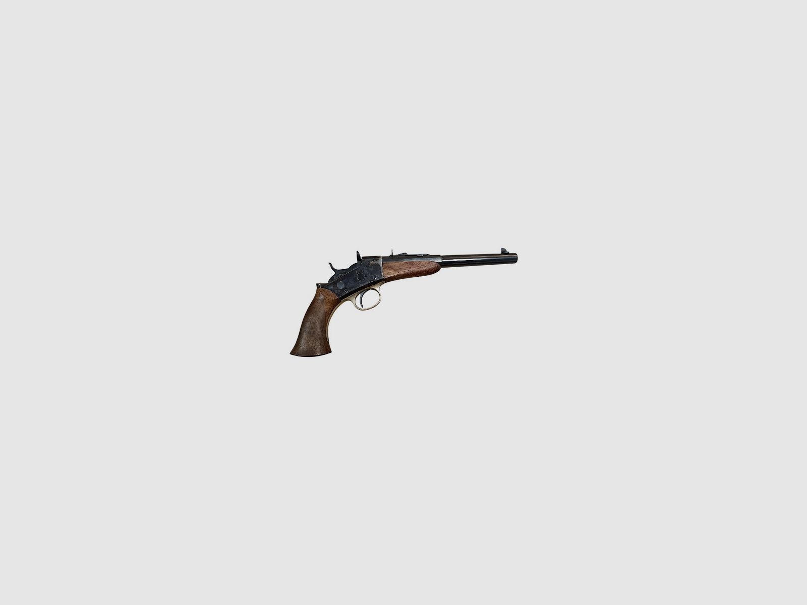 USATO PISTOLA UBERTI 1871 ROLLING BLOCK TARGET CALIBRO 22 LONG RIFLE
