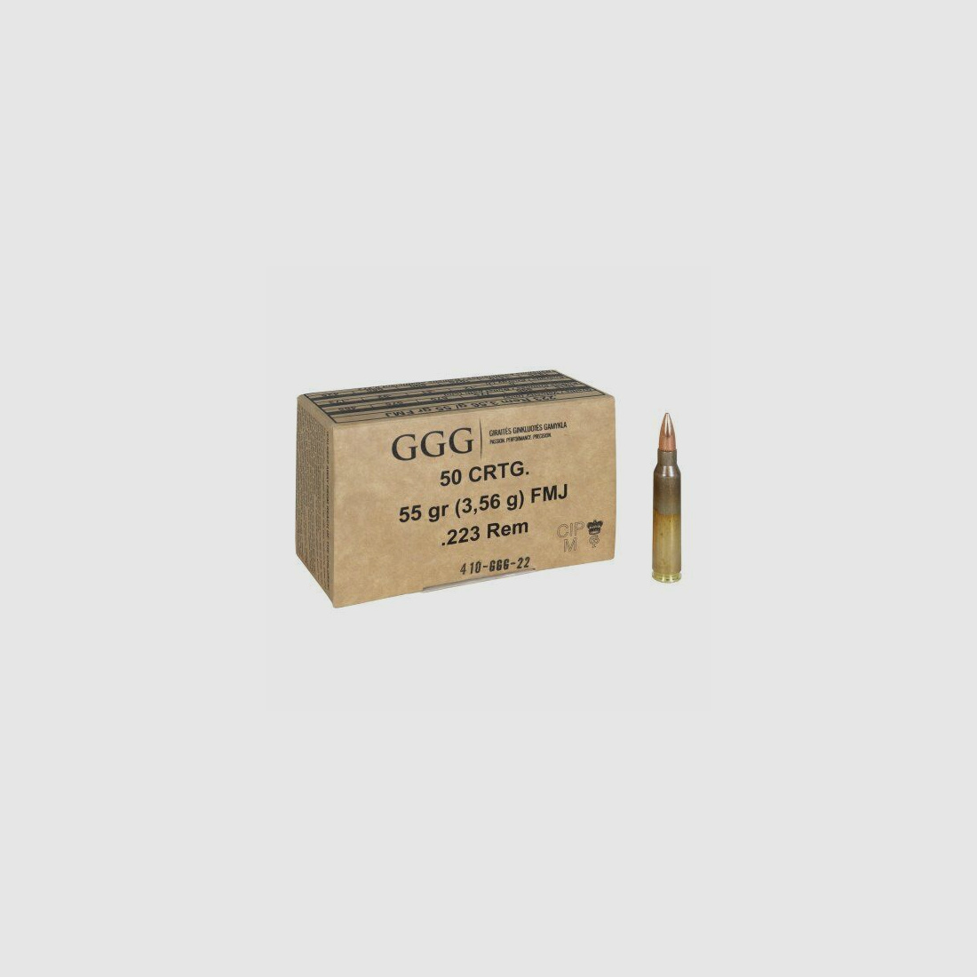 GGG .223 Rem FMJ 55 grs.