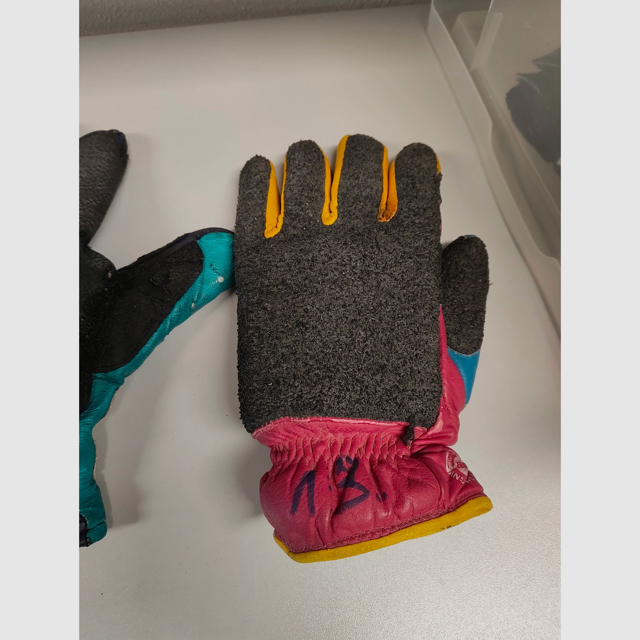 Schießhandschuh Konvolut 7 Stück Gehmann Holme Frankonia Anschütz