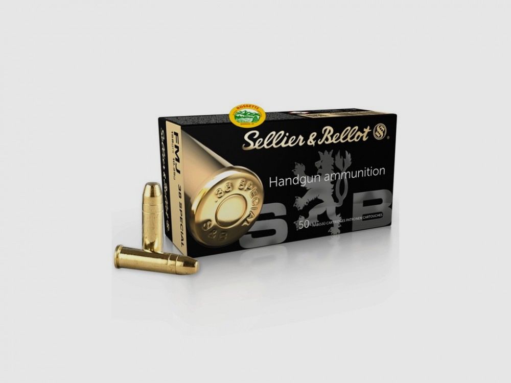 SELLIER & BELLOT MUNITION KAL.38 SPECIAL FMJ 158GR