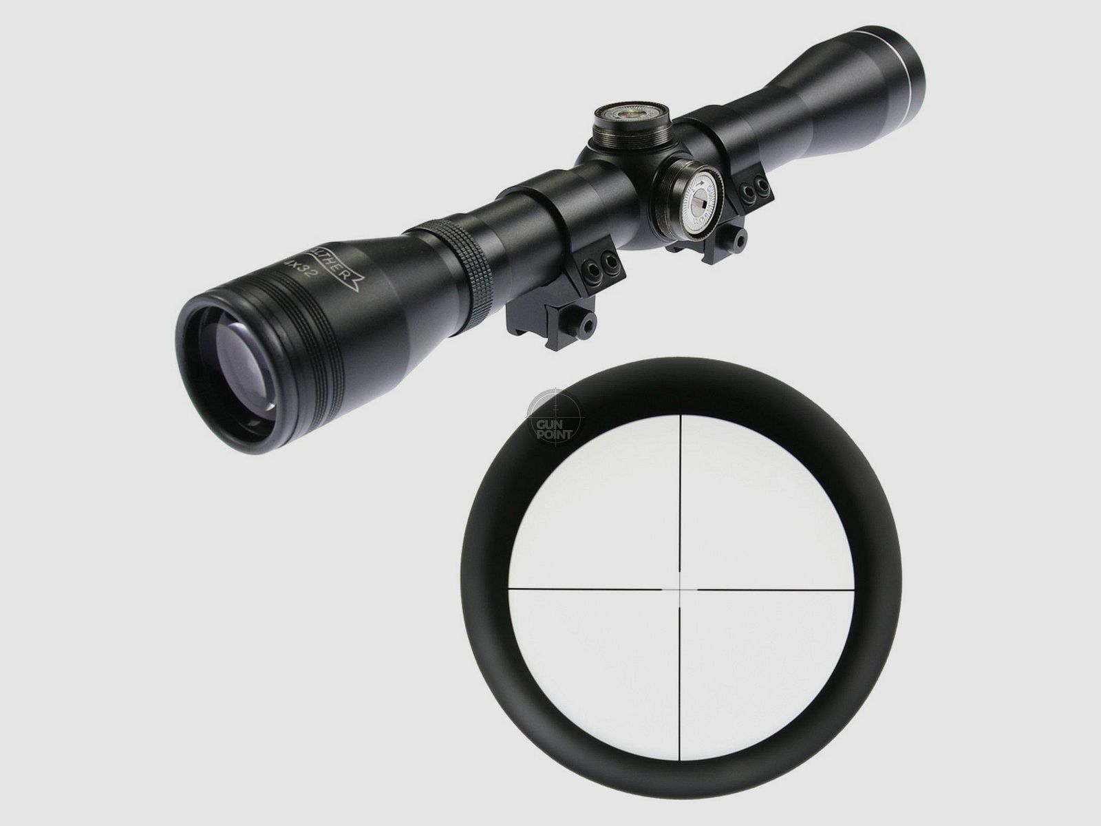 Walther - Umarex Zielfernrohr 4 x 32 mit Absehen 8