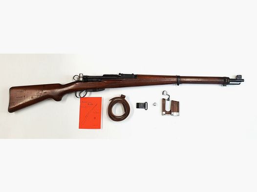 Fabryka broni Bern karabina powtarzalna Fabryka broni Bern Szwajcarski K31 Kaliber 7,5x55 szwajcarski całkowicie zgodny z numerami + prywatny