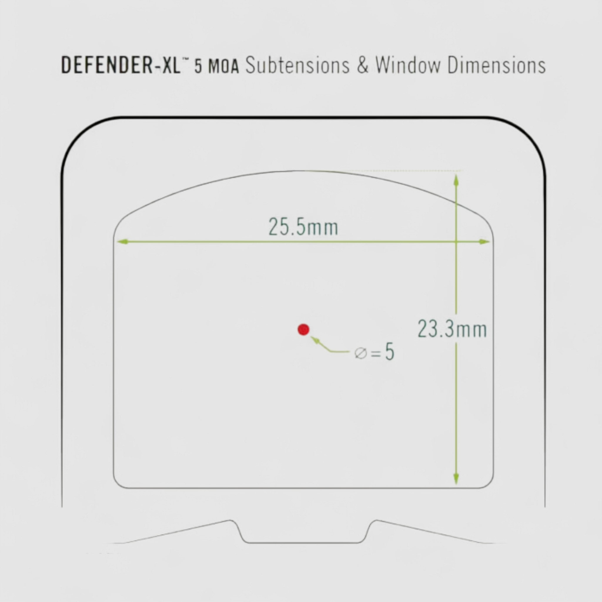 Vortex Defender XL Red Dot 5 MOA Tan