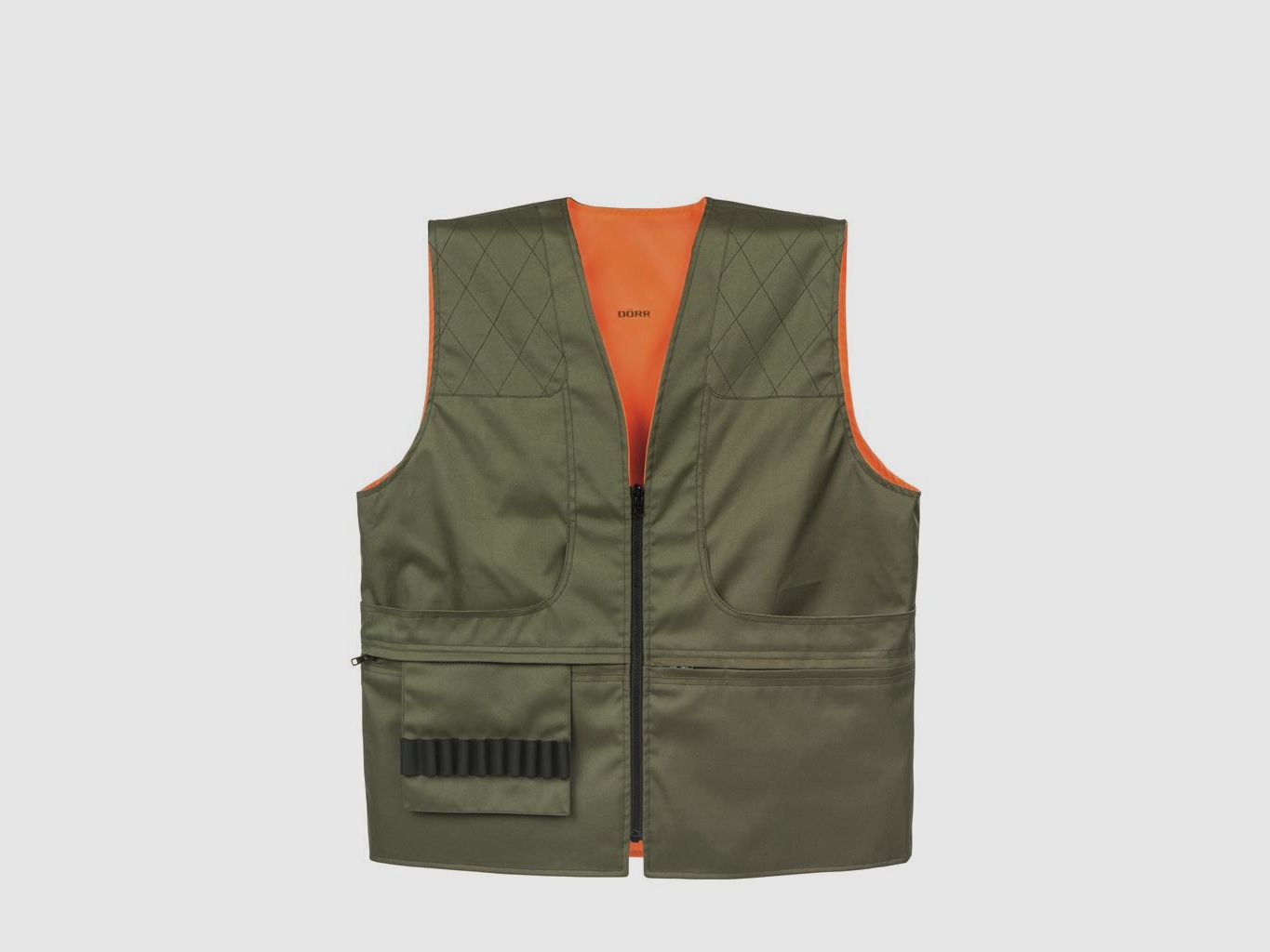 DÖRR 208403 Wendeweste Orange/Olivgrün 3XL