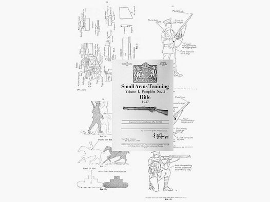 Nachdruck Englische Ausbildungs-Vorschrift für Enfield No. 1 Karabiner von 1937