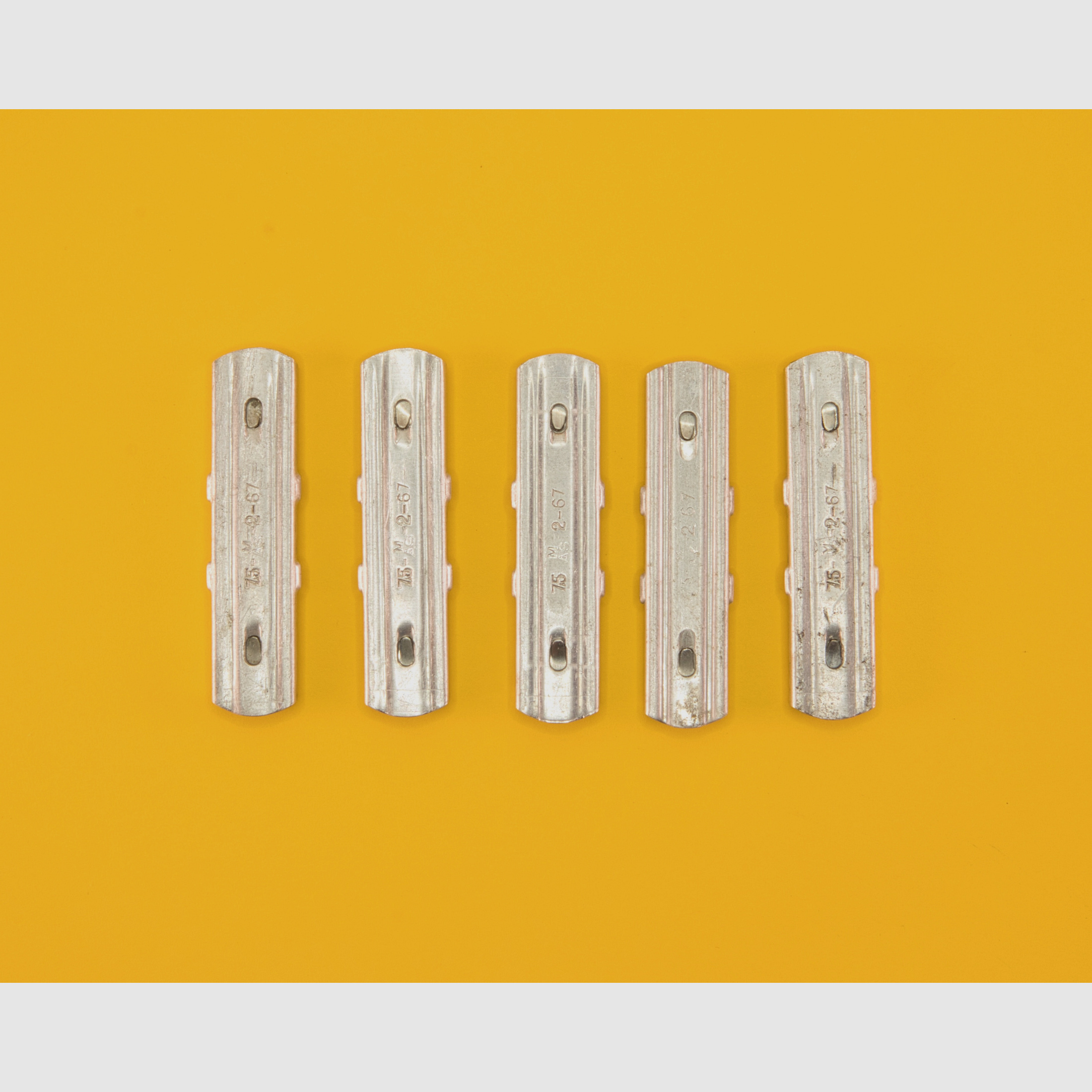 5 X Original Ladestreifen pour le français MAS 36 / MAS 49 / MAS 49/56  7,5 x 54 mm / 7,5 mm