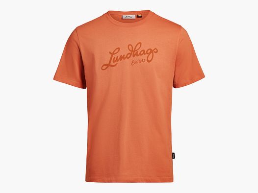 Lundhags Järpen Logo T-Shirt Herren Cayenne