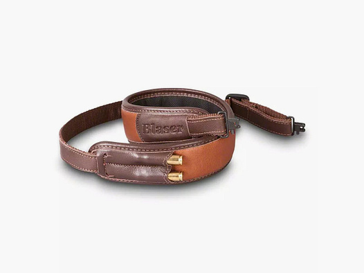 Sangle de fusil en cuir marron