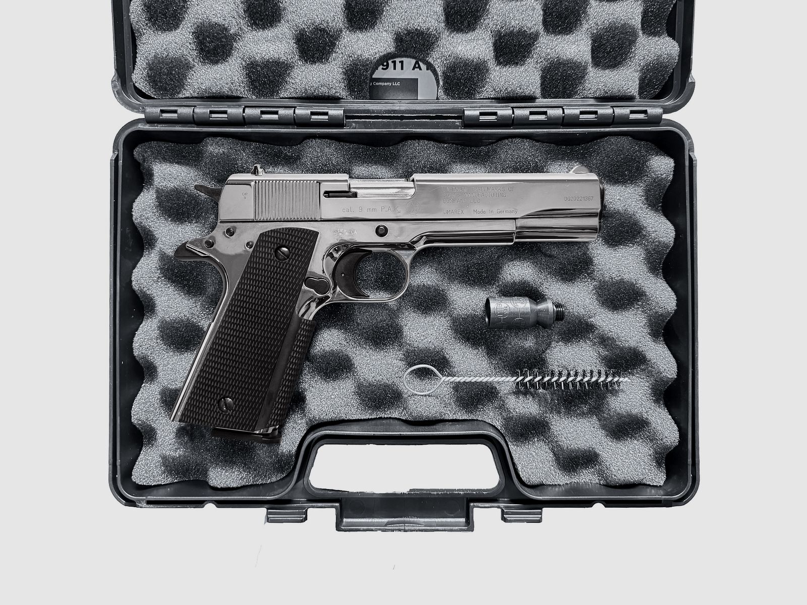 Colt Government 1911 A1 Chrom Schreckschuss Pistole 9mm P.A.K. - NEU