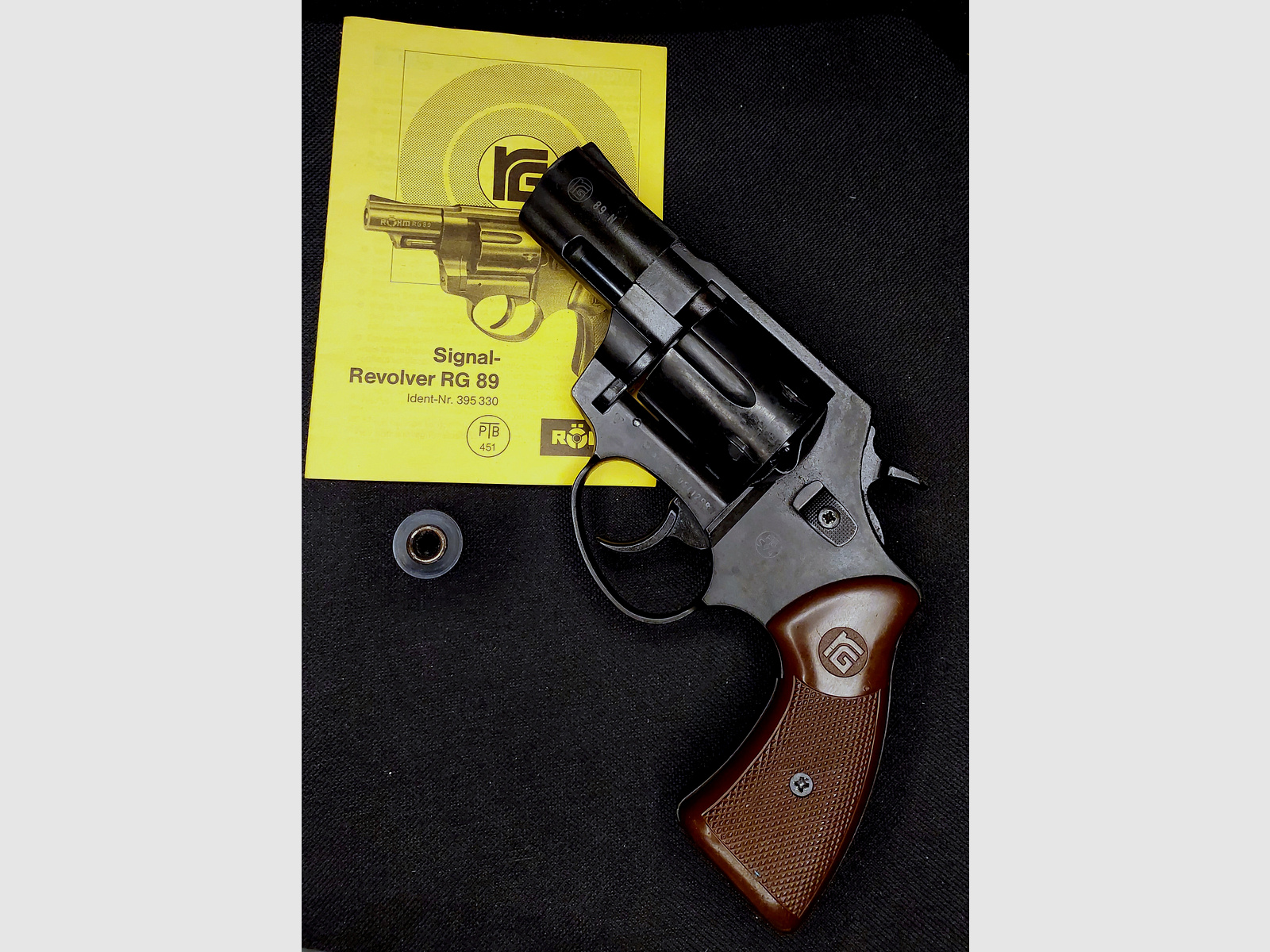 Röhm RG89 N blank-firing revolver blued (PTB 594) RG 89