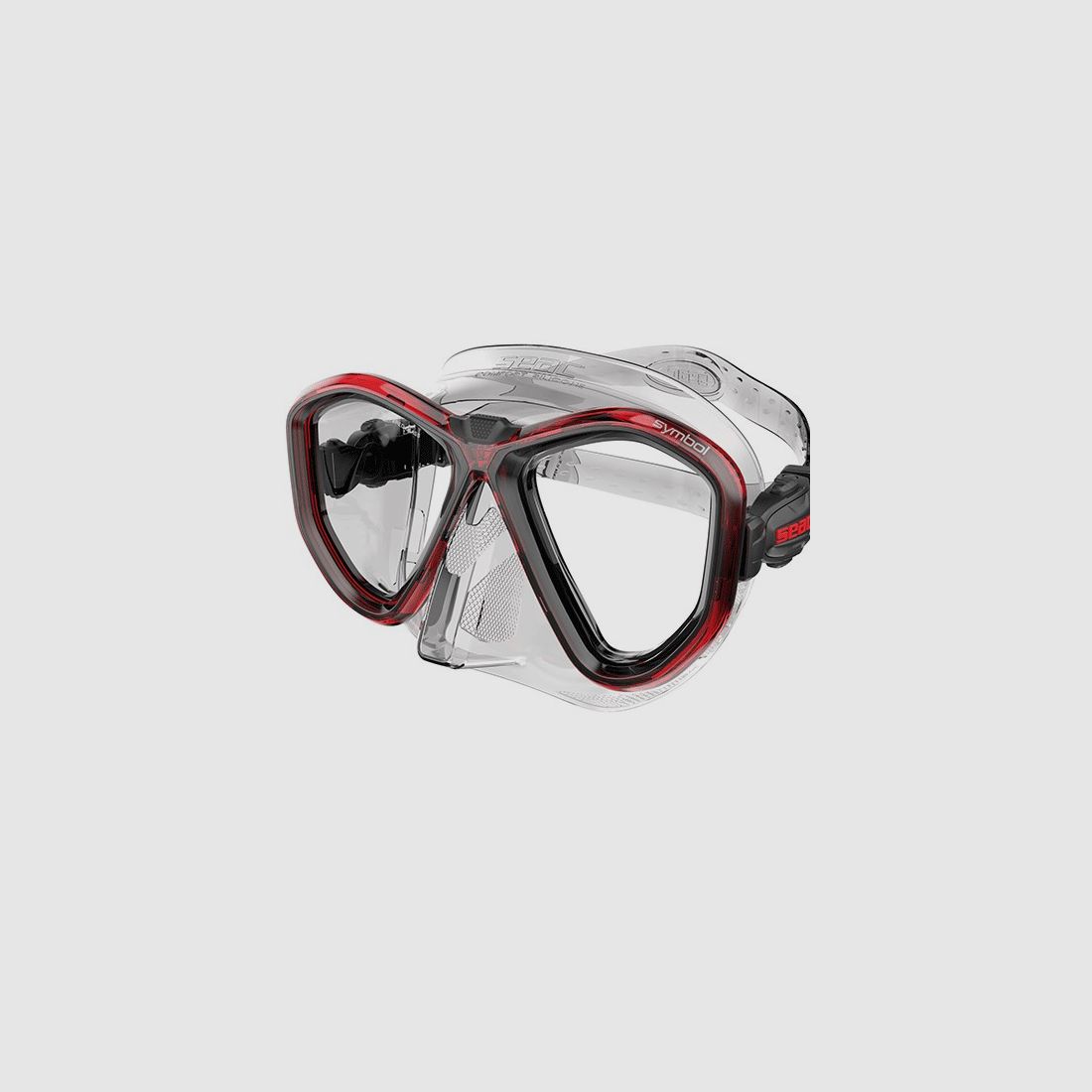 SEAC SUB SYMBOL SIL. CLEAR / RED, afbeelding 1 van 2