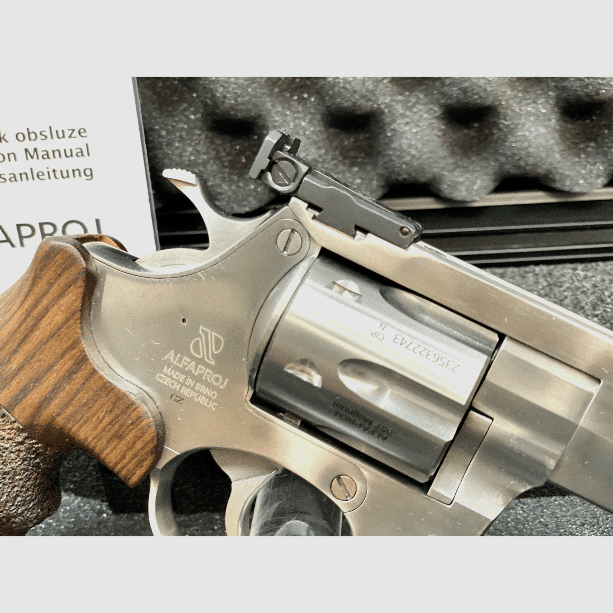 ALFA ProJ Steel SPORT inox 3563 Révolver 6″ | .357 Mag.