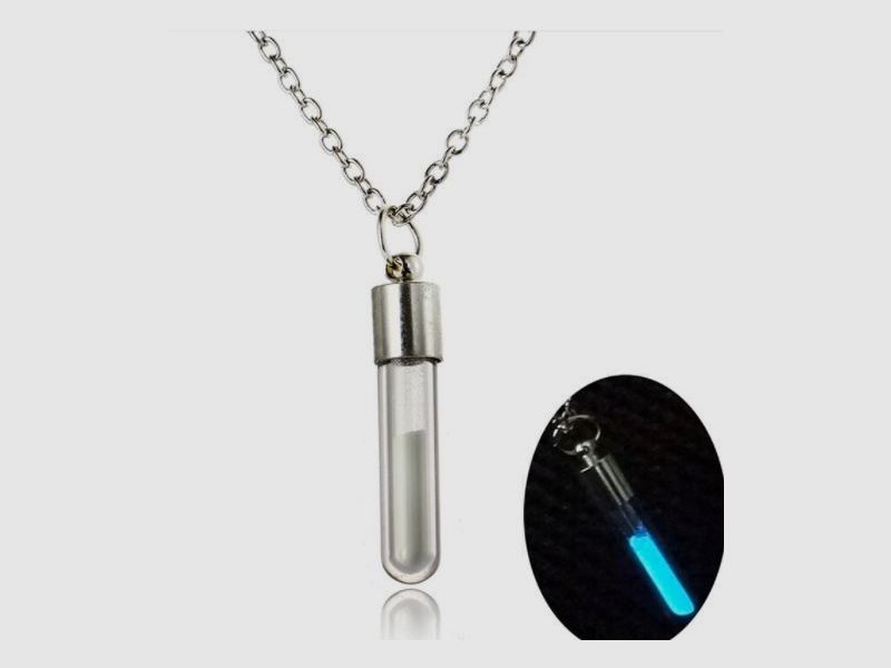 LIGHT PENDANT - BLUE - NO TRITIUM - 28 x 7 MM