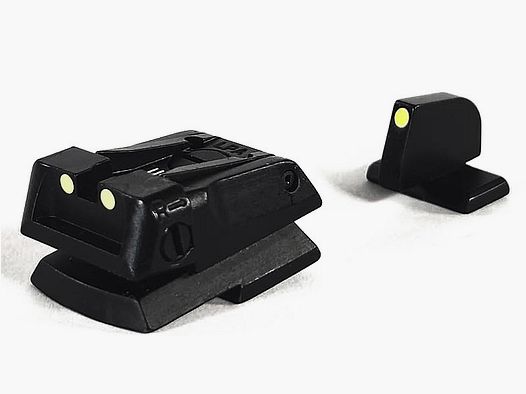 Heckler & Koch sportvizieren voor pistolen, verstelbaar van LPA HK demper verstelbare vizier Superluminova (achtervisier + voorvisier) voor P30, SFP9, HK45