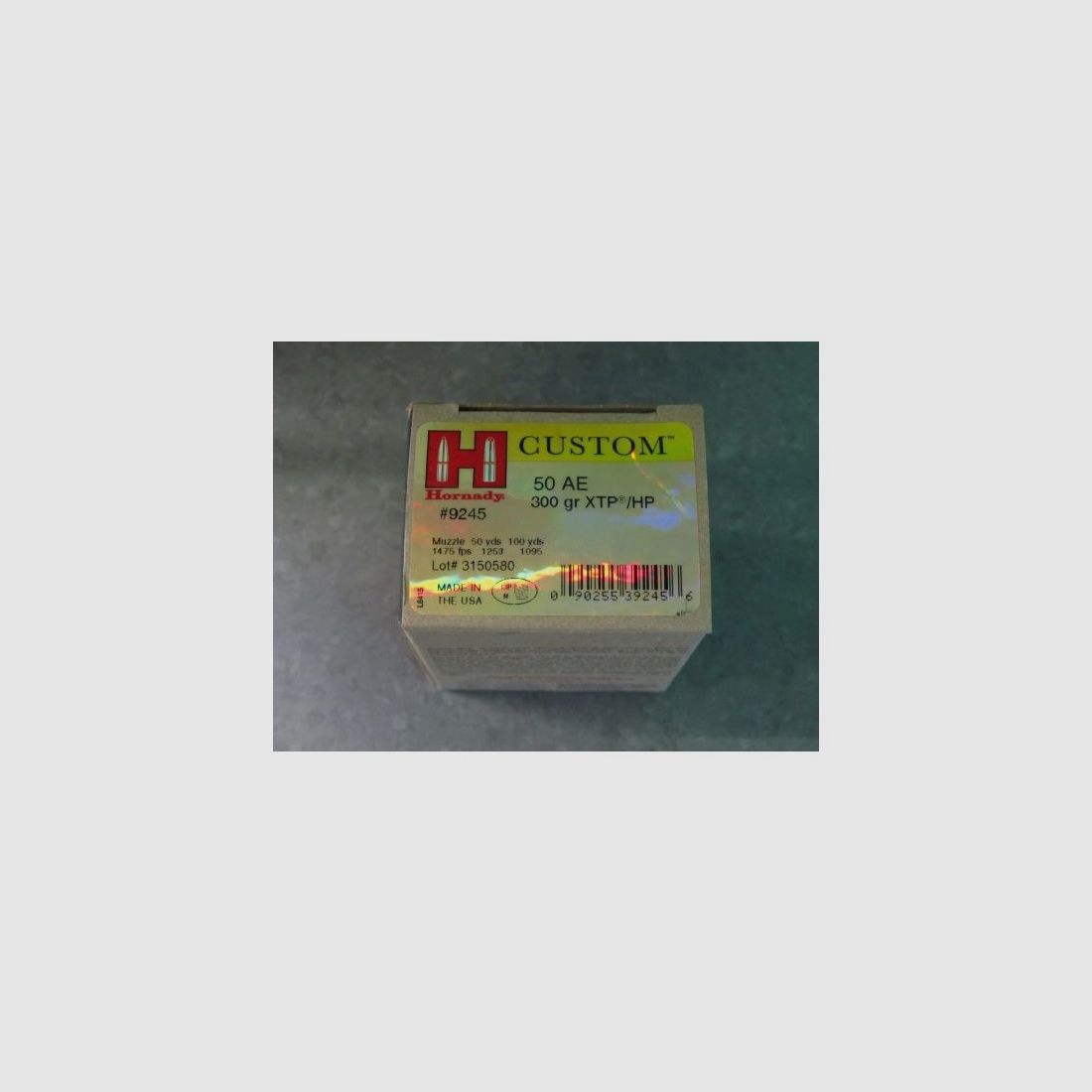 HORNADY PATRONEN 50AE CUSTOM 300 GR, Bild 2 von 2