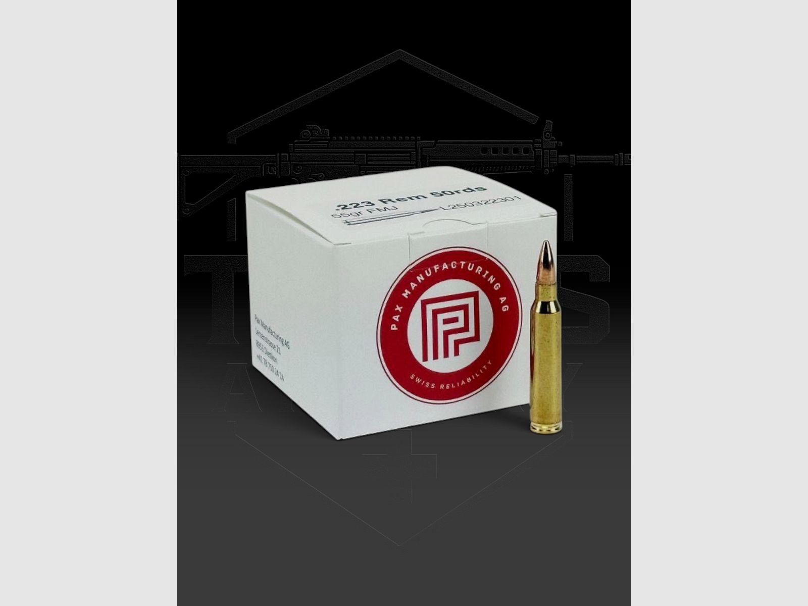 PAX MANUFACTURING, .223Rem, 55gr, 50 Schuss, billede 1 af 2
