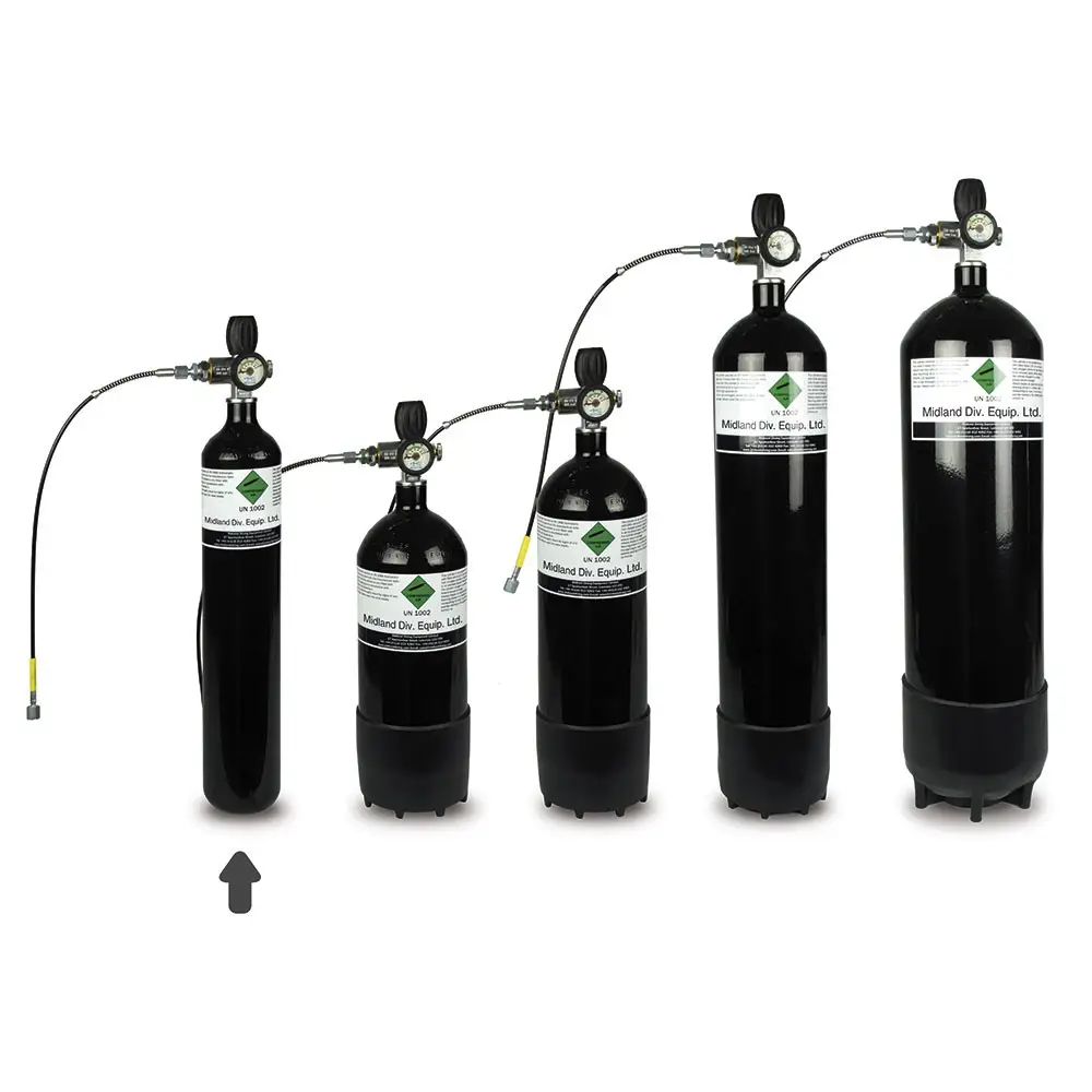 Bouteille 3 litres PCP 300 bars. Kit complet, image 2 sur 9