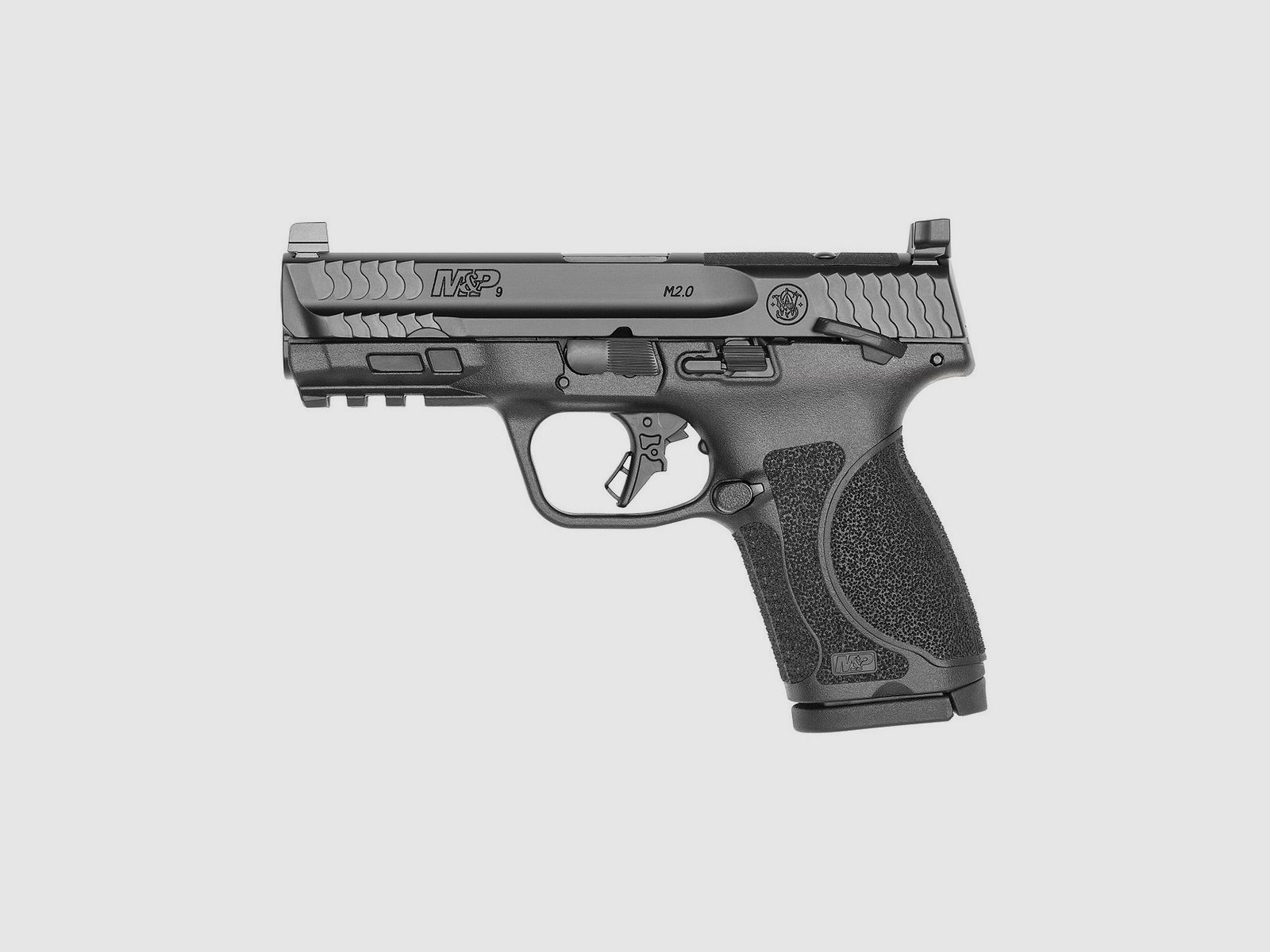 Pistolet S&W M&P 9COMP M2.0 or THUMB SAFE BLK 9x19 4" 15RD SF 13568