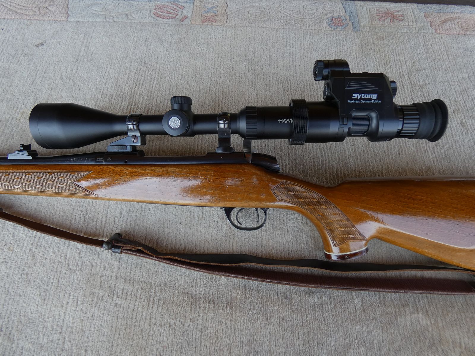 BSA bolt-action rifle 243 Win. with scope