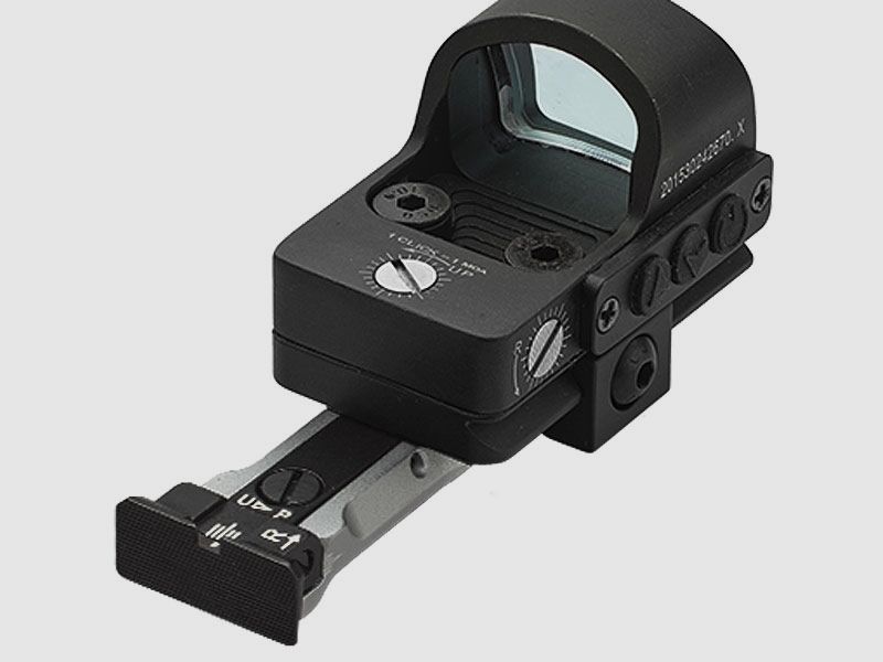 LPA Sights FIBER-Optic Green-Red with Picatinny for S&W Revolver, Silver-Finish Front Sight for Staking: For K, L, and N Frames