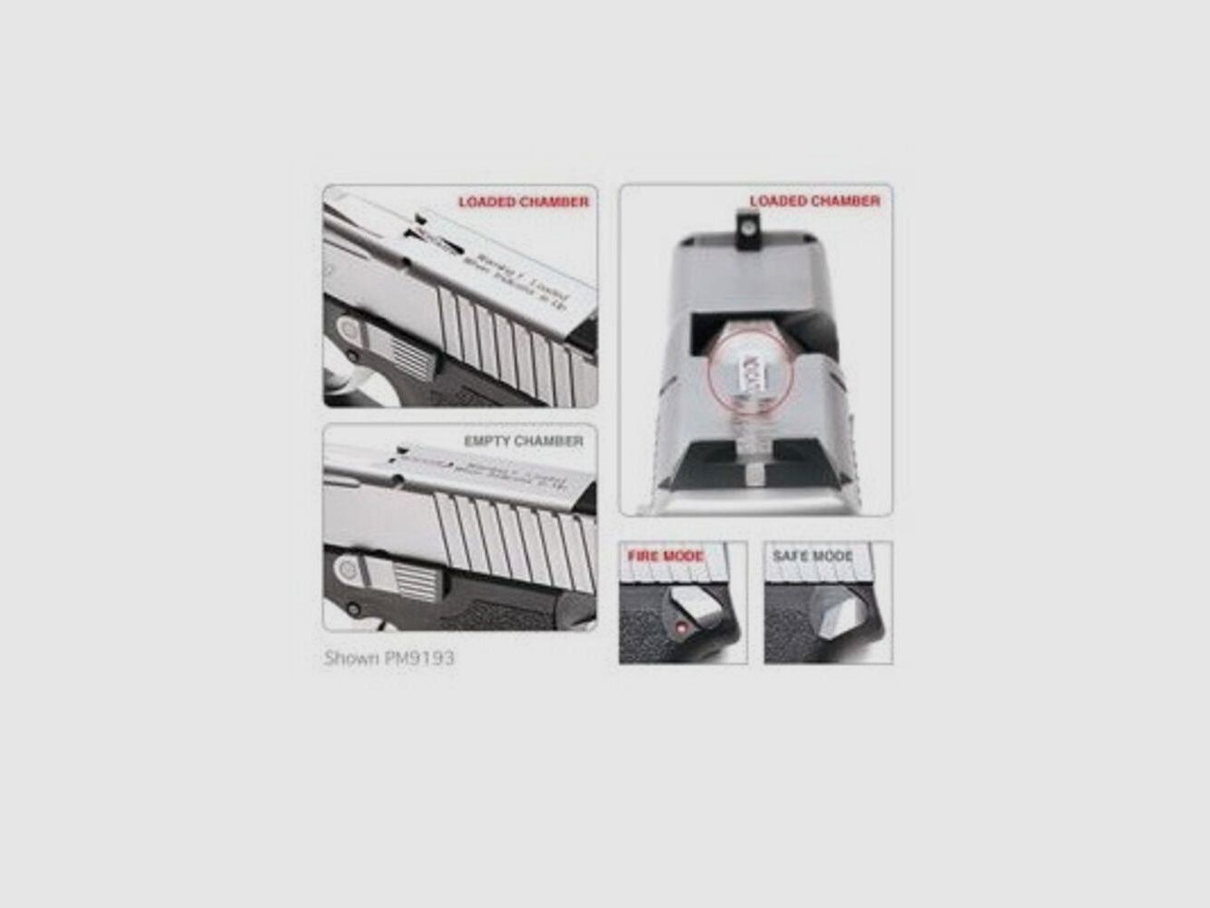 Kahr Arms P9 Duotone LCI 3,6" (6 pouces) Premium 9mm Luger