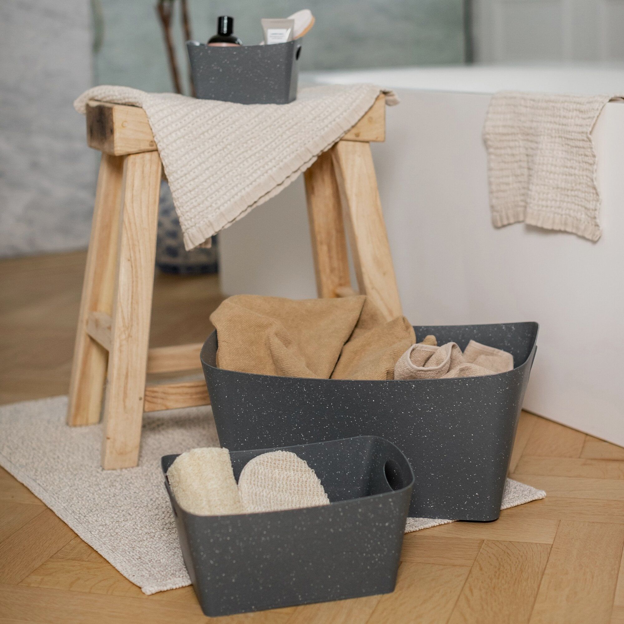 Scatola di stoccaggio BOXXX S, grigia 1 litro, immagine 1 di 11