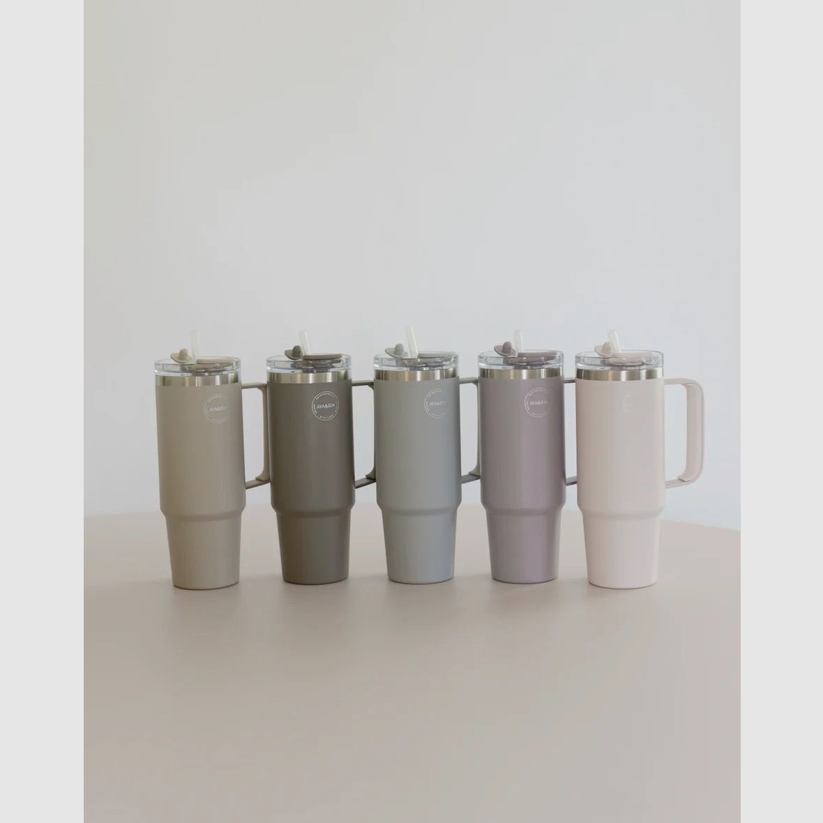 AYA&IDA Gobelet isotherme avec paille 885 ml, image 2 sur 4