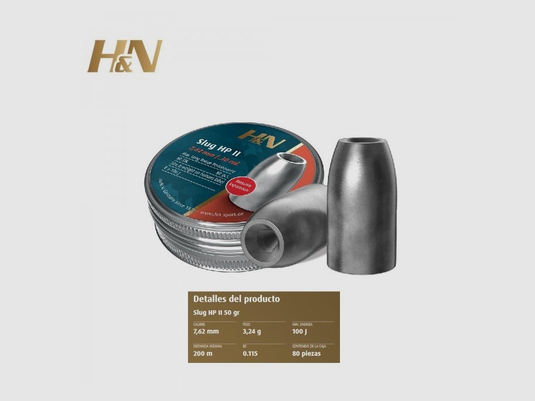 BALIN H&N SLUG HP II Cal. 7,62