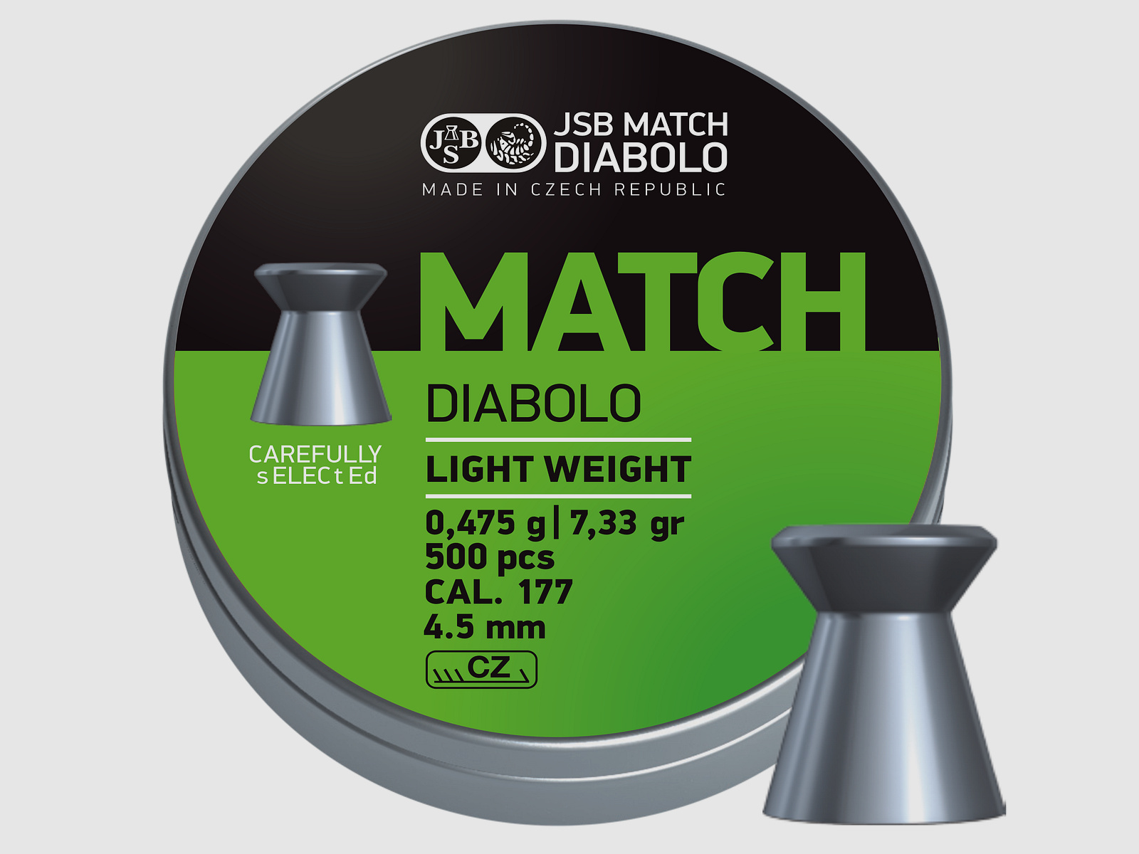 JSB Match Pistol, Kal. 4,5mm, 0,475g,