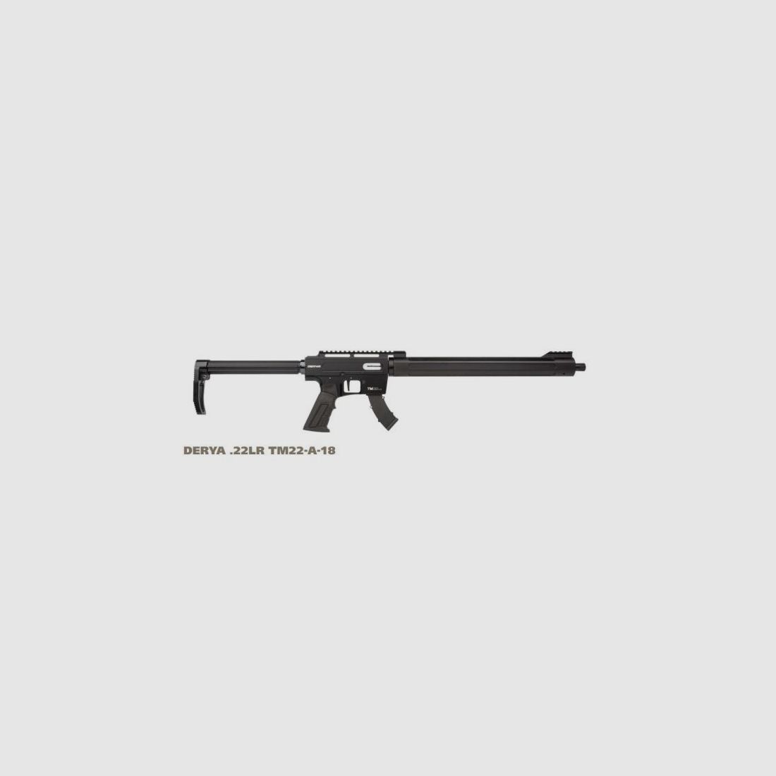 DERYA Arms KK-Selbstladebüchse Mod. TM22-A18 Black .22lr  LL 46cm