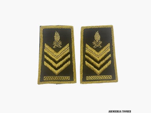 GUARDIA DI FINANZA – TUBOLARI BRIGADIERE CAPO (RICAMATI IN CANOTTIGLIA)