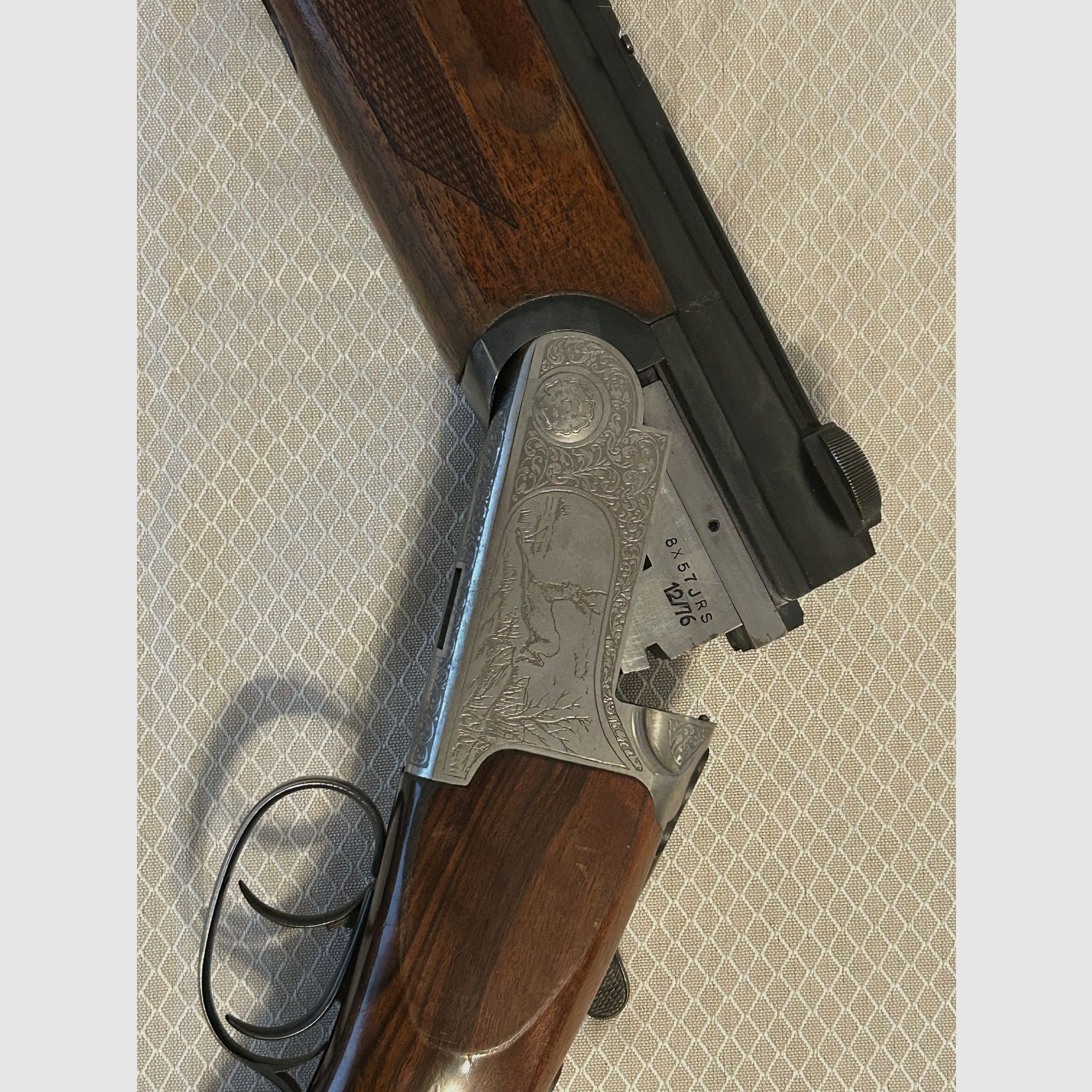  Bockbüchsflinte FAIR  8x57 IRS / 12/76 – mit Zeiss, Hensoldt & RWS Leuchtpunkt