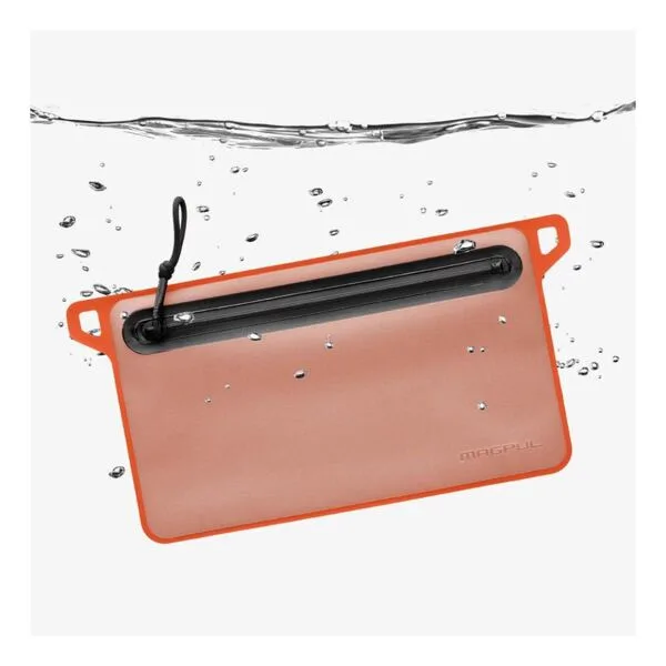 Magpul DAKA Pochette Impermeabile con Finestra, Media Arancione