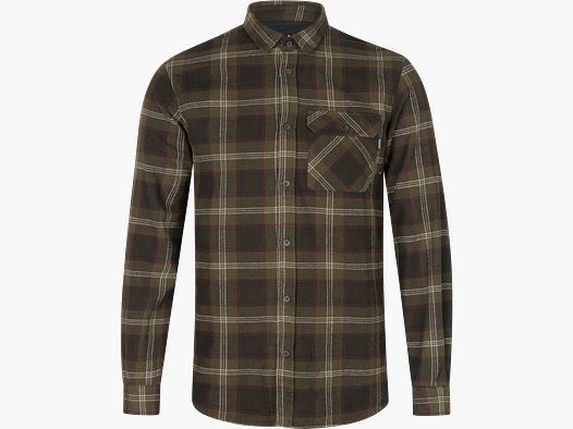 Seeland Glen Flannel Shirt Men Pine Green Check 3XL