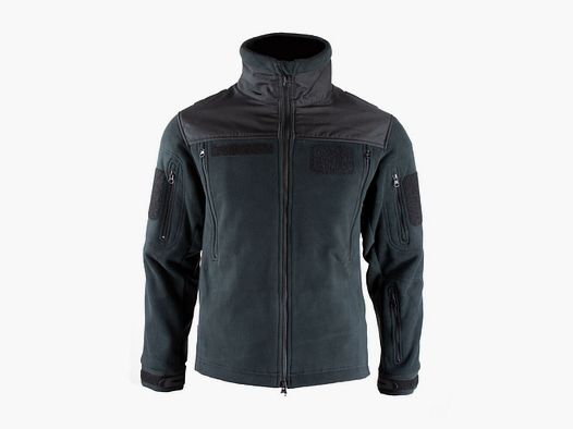 OBRAMO Fleece Jacke XS Schwarz