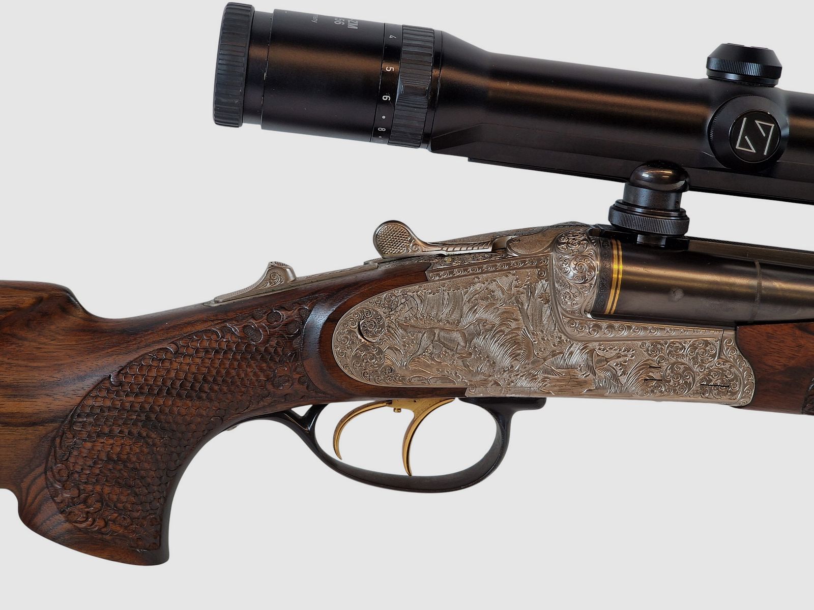 Krieghoff Neptun Primus Classic mit Doppelbüchsdrillings Laufbündel