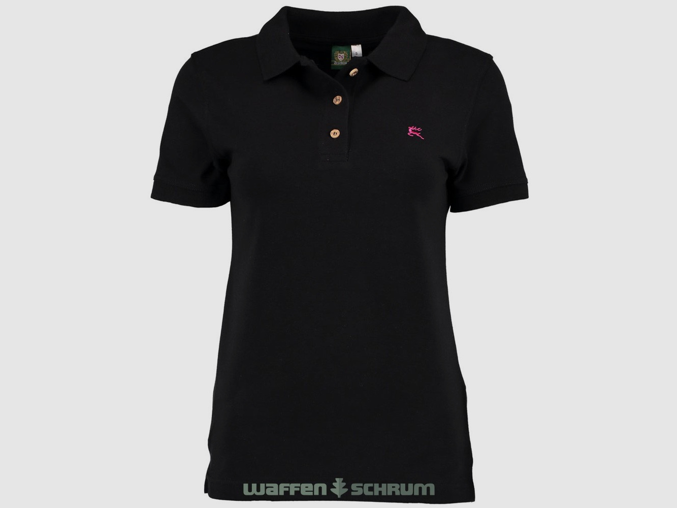 OS Trachten Poloshirt Hirsch-Stick