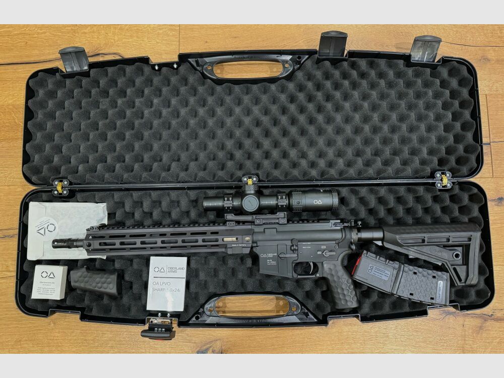 Oberland Arms OA-15 PR M4, 14.5 barrel .223Rem/5.56x45 with optics