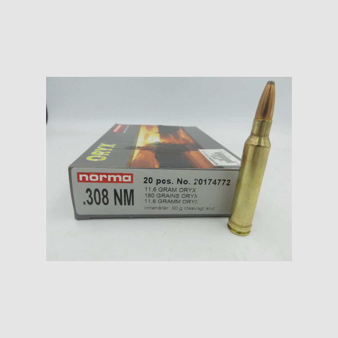 NORMA 308 NORMA MAGNUM ORYX 180GRS X20, image 2 sur 2