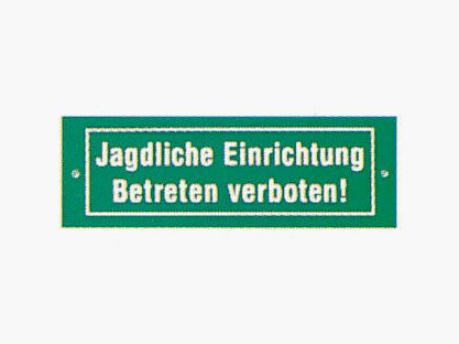 AKAH Schild Jagdliche Einrichtung