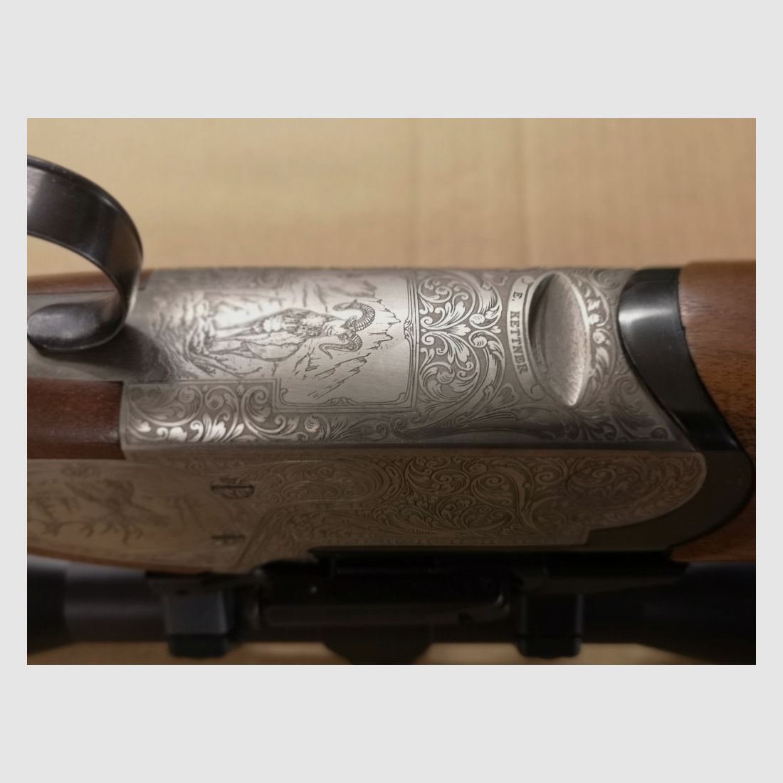 Bock rifle S2000 Luxury 7x65R and 12/70 side lock