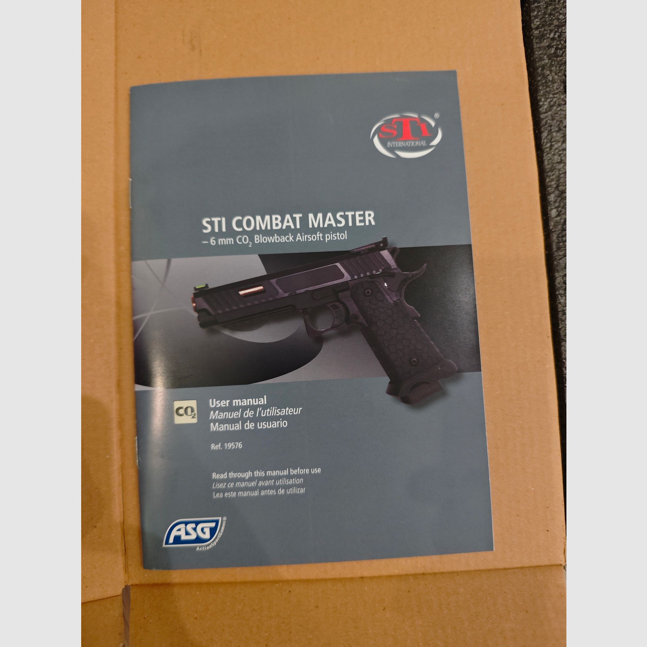 ASG / STI International Combat Master 2011 JW3 Airsoftpistool Volledig metaal CO2