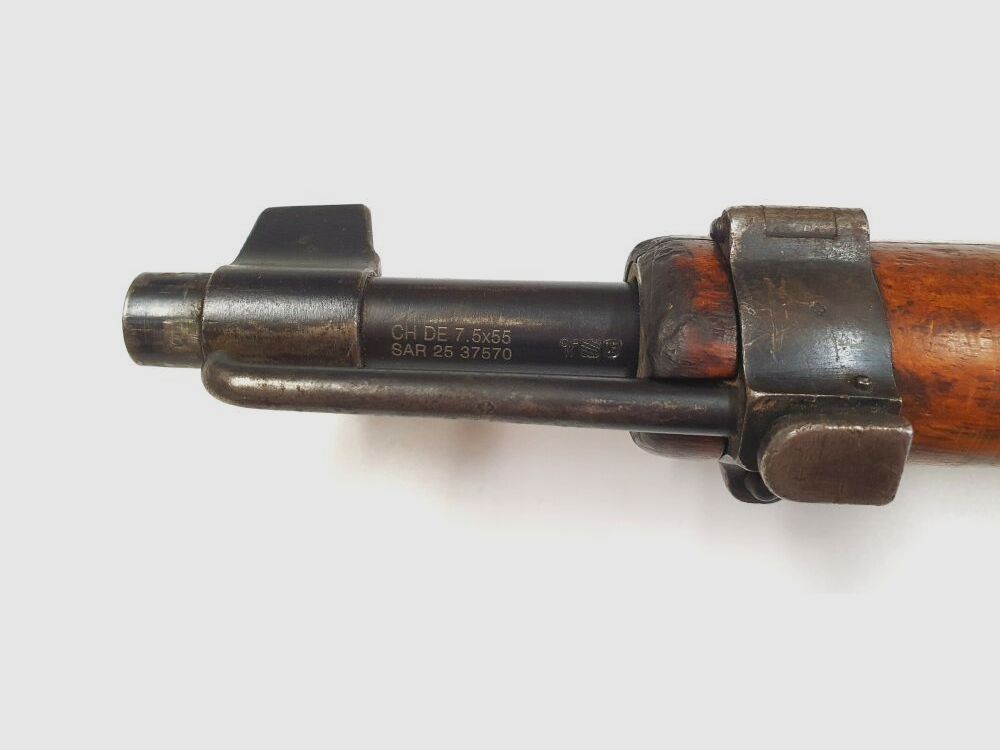 Waffenfabrik Bern Repetierbüchse Waffenfabrik Bern Schweizer K11 Kaliber 7,5x55swiss komplett nummerngleich + Bajonett