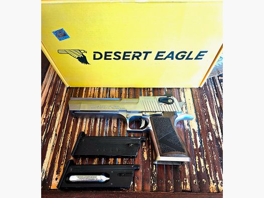 WE Desert Egle airsoft Silber + 2. Co2 magazin 