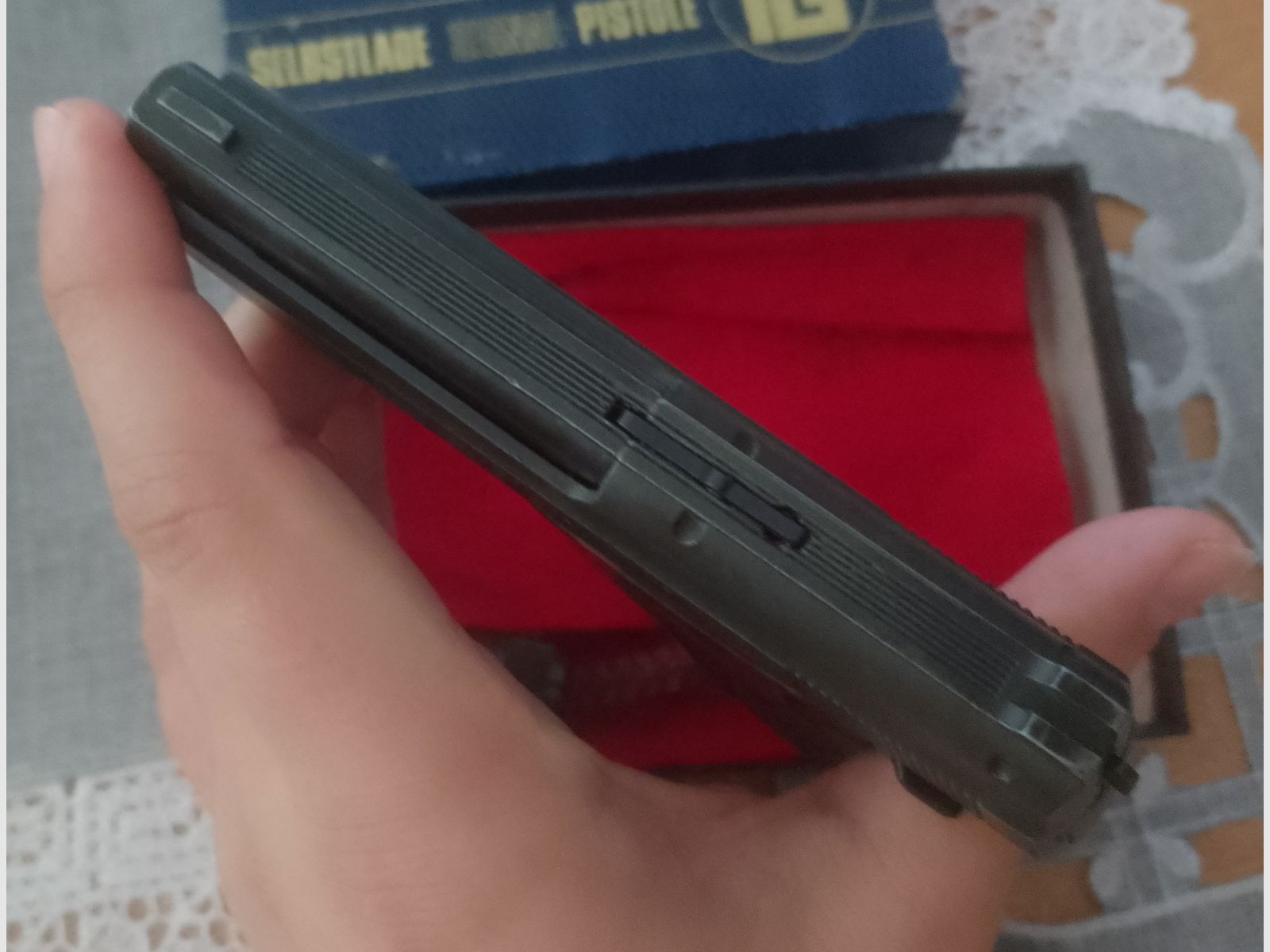 Seltene Röhm RG 8 im Kaliber 8 mm Knall/ PTB 412 mit OVP!