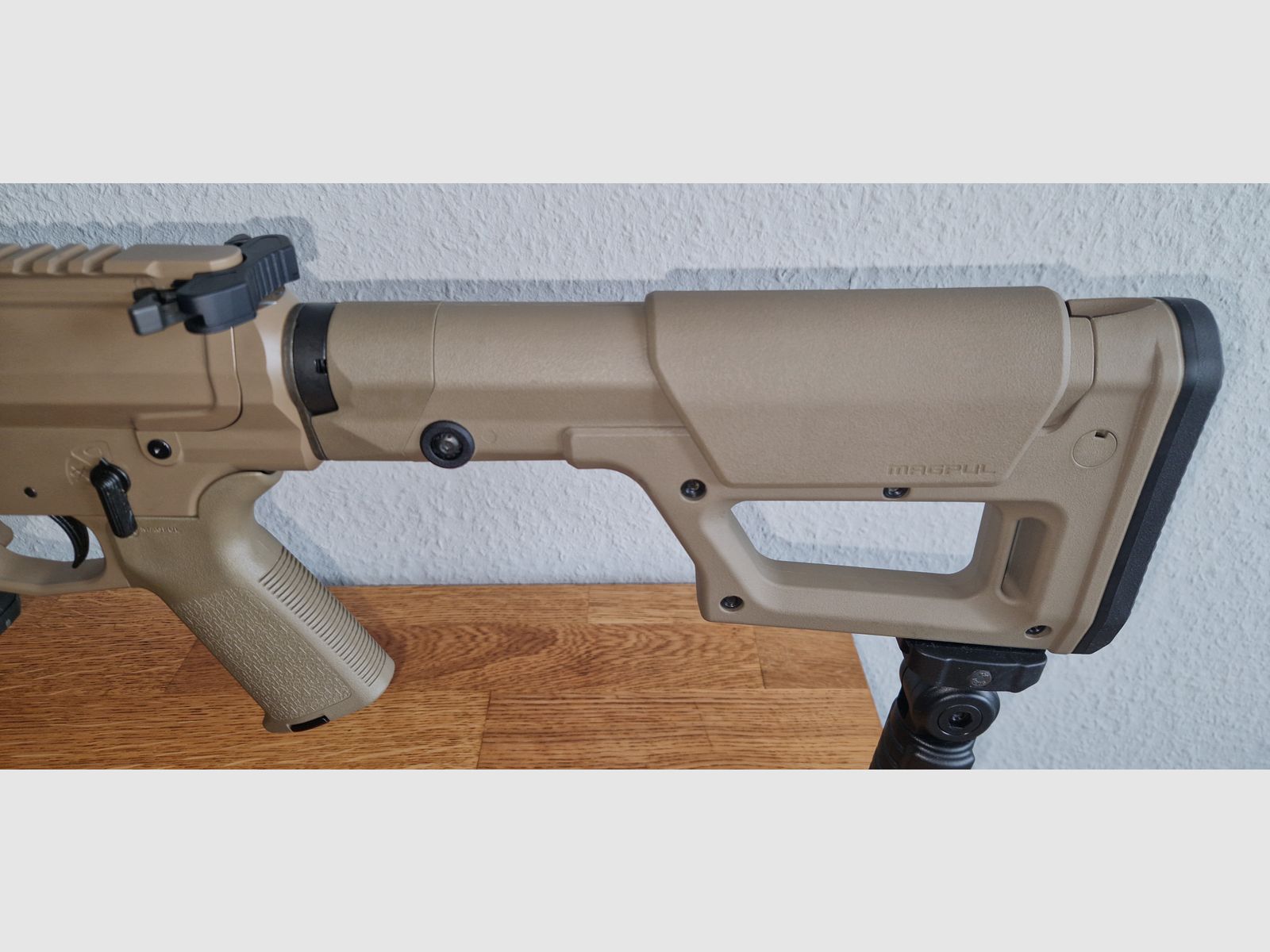 Aero Precision M5E1 FDE with stainless steel barrel in .308 Win (AR10, AR-10, Cerakote, Magpul)